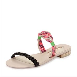 Sophia Webster Celeste Braided Flat Slide 8.5